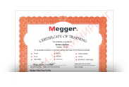 Сертификат MEGGER