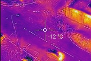 FLIR One вид из окна с 8 этажа