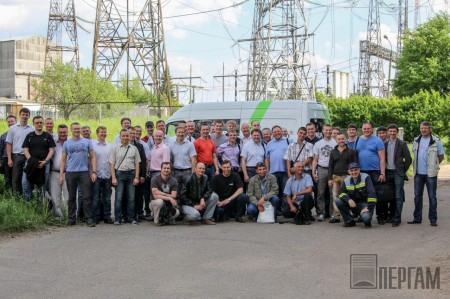 Финальное фото после демонстрации лаборатории Baur titron