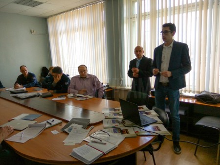 На презентации оборудования