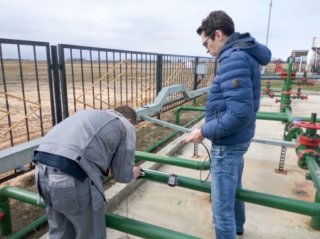 Установка расходомера жидкости