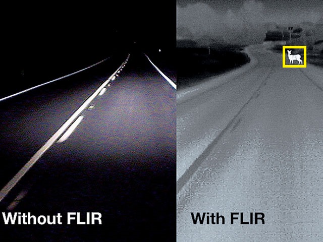С тепловизором и без