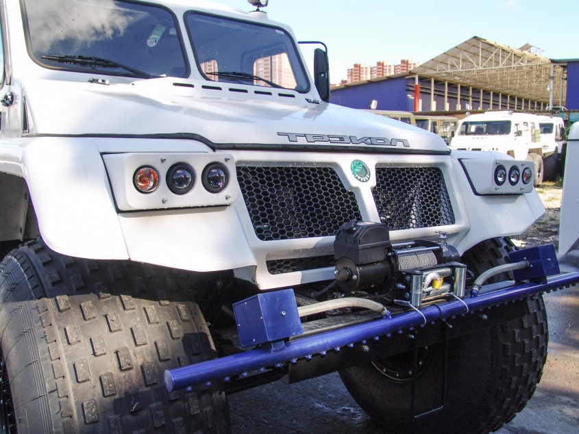 Система поиска утечек метана на базе вездехода