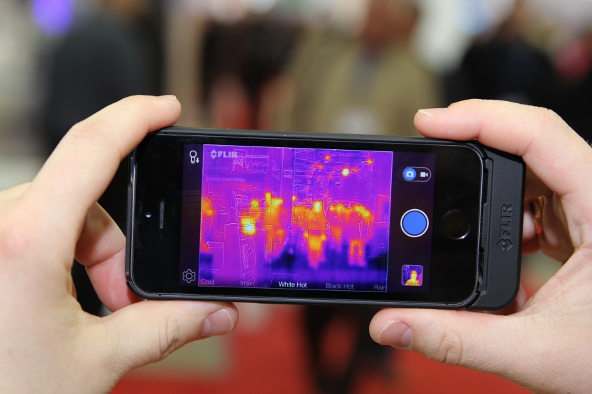 FLIR One на стенде Пергам в Москве