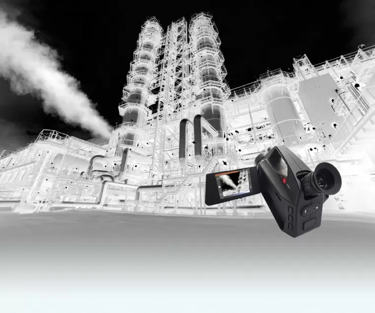 Тепловизор утечки газа