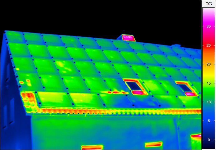 Тепловизионное обследование крыши