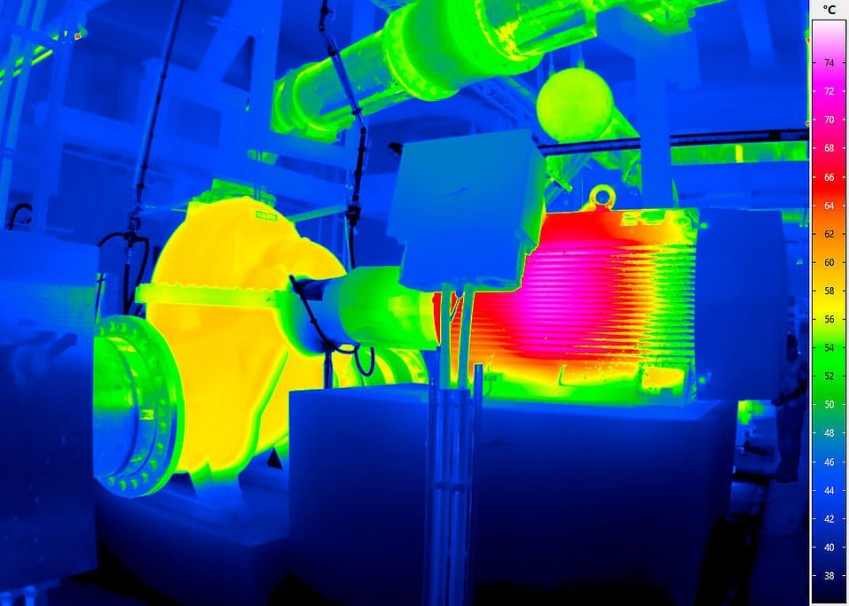 Термограмма с тепловизора VarioCAM HD inspect 700