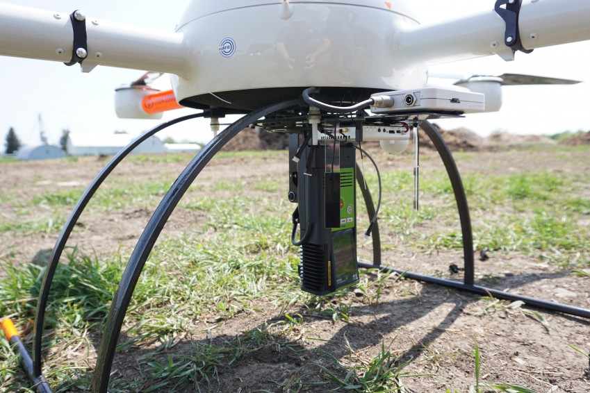 Детектор метана на БПЛА