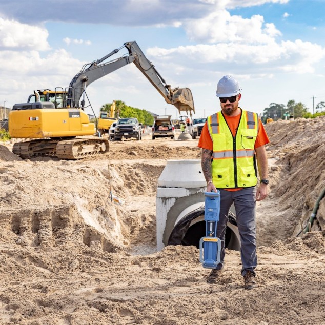 Локатор MRX G в работе