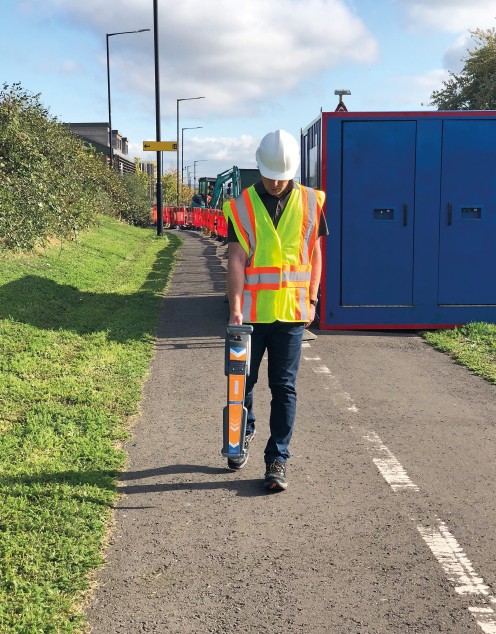 Поиск коммуникаций с помощью RD5100