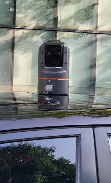 SELMA Mini, установленная на крышу автомобиля