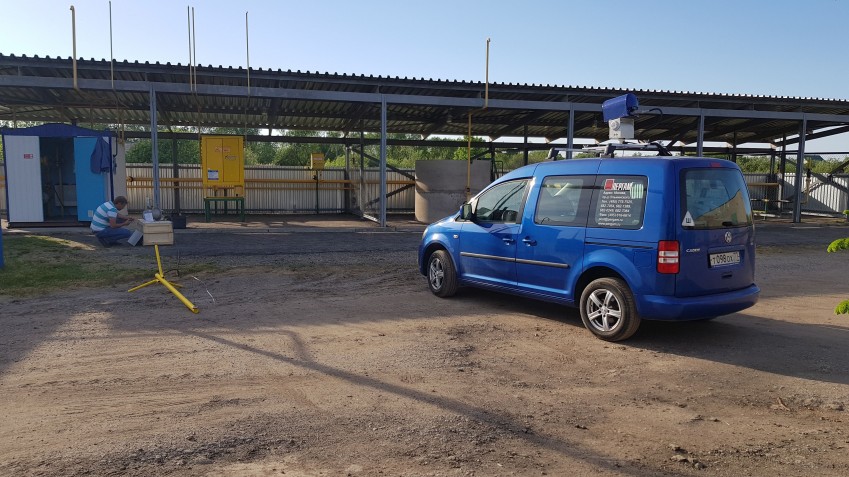 Детектор утечек метана крышная версия