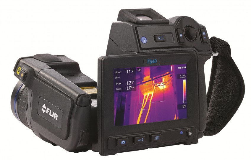 FLIR T640 перегретые контакты