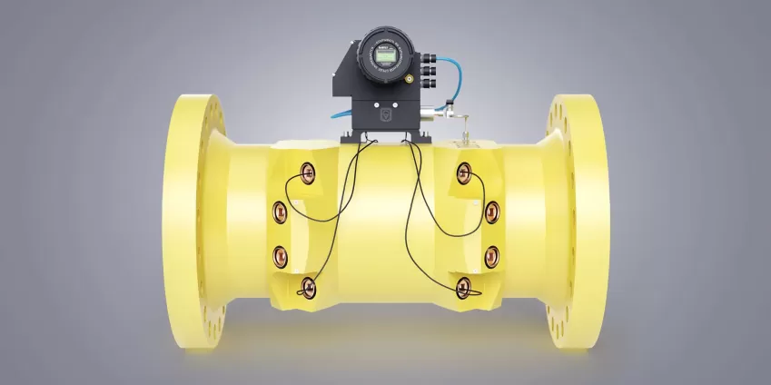 Установка расходомера ВЫМПЕЛ-500 на трубе