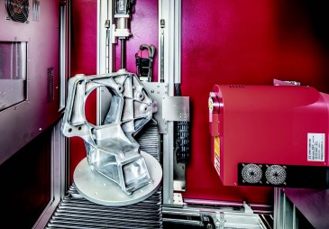 Контроль деталей в рентгеновской установке